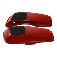 HR3 Wicked Red 6 X 9" Saddlebags Lid Speaker Cutouts W/ Grill For Harley Touring Models 2014-2023