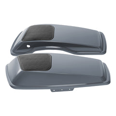HR3 Gunship Gray 6 X 9" Saddlebags Lid Speaker Cutouts W/ GrillFor Harley Touring Models 2014-2023