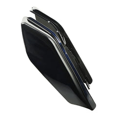 HR3 Midnight Blue Mid Frame Air Heat Deflectors For Harley Touring and Trike Models 09-24