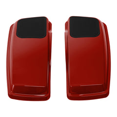 HR3 Wicked Red 6 X 9" Saddlebags Lid Speaker Cutouts W/ Grill For Harley Touring Models 2014-2023