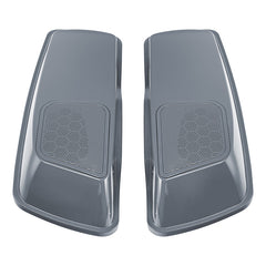 HR3 Gunship Gray 6 X 9" Saddlebags Lid Speaker Cutouts W/ GrillFor Harley Touring Models 2014-2023