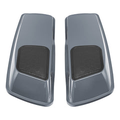 HR3 Gunship Gray 6 X 9" Saddlebags Lid Speaker Cutouts W/ GrillFor Harley Touring Models 2014-2023