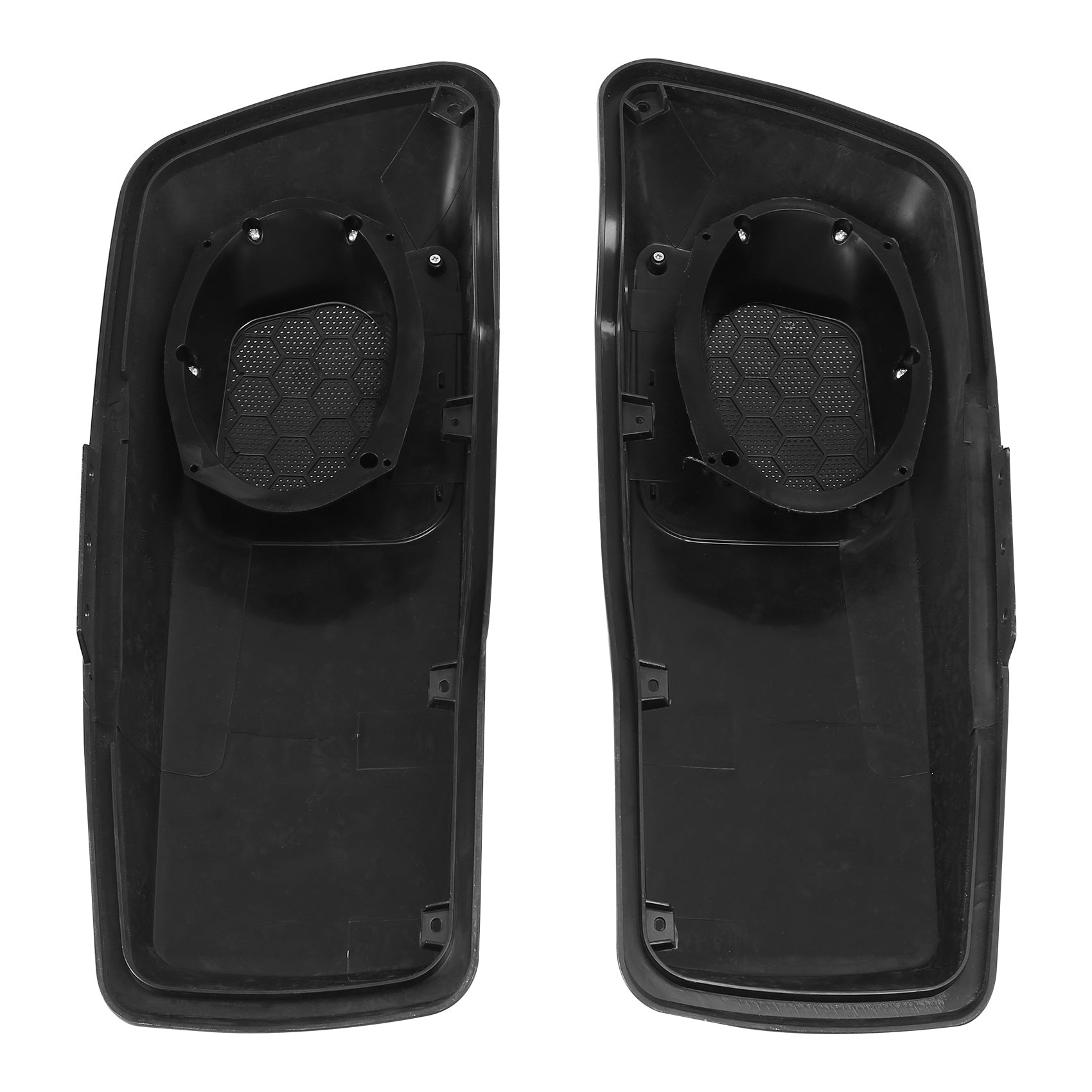 HR3 Wicked Red 6 X 9" Saddlebags Lid Speaker Cutouts W/ Grill For Harley Touring Models 2014-2023