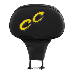 C.C. RIDER Touring Seat Driver Passenger Seat With Backrest For Harley CVO Road Glide Electra Glide Street Glide Road King, Black Yellow, 2014-Later