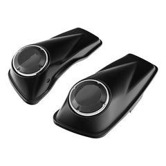 HR3 Black Denim Hard Saddlebag Lids Fit For STREET GLIDE SPECIAL FLHXS 2015-2017、2022