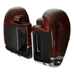 HR3 Black Forest & Wineberry Vented Lower Fairing Kit With 6.5" Speaker Pods For Harley Touring models 2014-2024