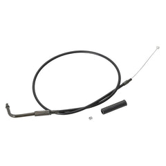 Custom Chrome 75CM Black Vinyl Throttle Cable Fits For Harley Softail FLST 1996-06 FXST 99-06