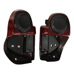 HR3 Black Forest & Wineberry Vented Lower Fairing Kit With 6.5" Speaker Pods For Harley Touring models 2014-2024