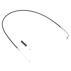 Custom Chrome 98cm & Free 12cm Black Vinyl Throttle Cable Fits For Harley Touring FL 2002-2007