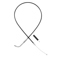 Custom Chrome 98cm & Free 12cm Black Vinyl Throttle Cable Fits For Harley Touring FL 2002-2007
