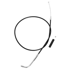 Custom Chrome 98cm & Free 12cm Black Vinyl Throttle Cable Fits For Harley Touring FL 2002-2007