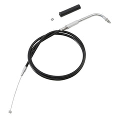 Custom Chrome 98cm & Free 12cm Black Vinyl Throttle Cable Fits For Harley Touring FL 2002-2007