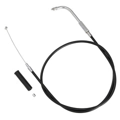 Custom Chrome 98cm & Free 12cm Black Vinyl Throttle Cable Fits For Harley Touring FL 2002-2007