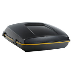 HR3 Gold / Black Geometric 5.5" Razor Style Touring Trunk For 14-24 Touring
