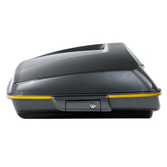 HR3 Gold / Black Geometric 5.5" Razor Style Touring Trunk For 14-24 Touring