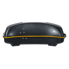 HR3 Gold / Black Geometric 5.5" Razor Style Touring Trunk For 14-24 Touring