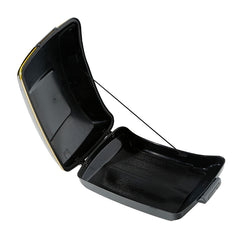 HR3 Gold / Black Geometric 5.5" Razor Style Touring Trunk For 14-24 Touring
