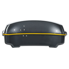 HR3 Gold / Black Geometric Shape Fade 10.7" Chopped Style Touring Trunk Luggage For 14-24 Harley Touring