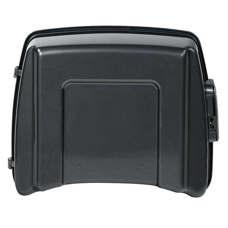 HR3 Gold / Black Geometric Shape Fade 10.7" Chopped Style Touring Trunk Luggage For 14-24 Harley Touring