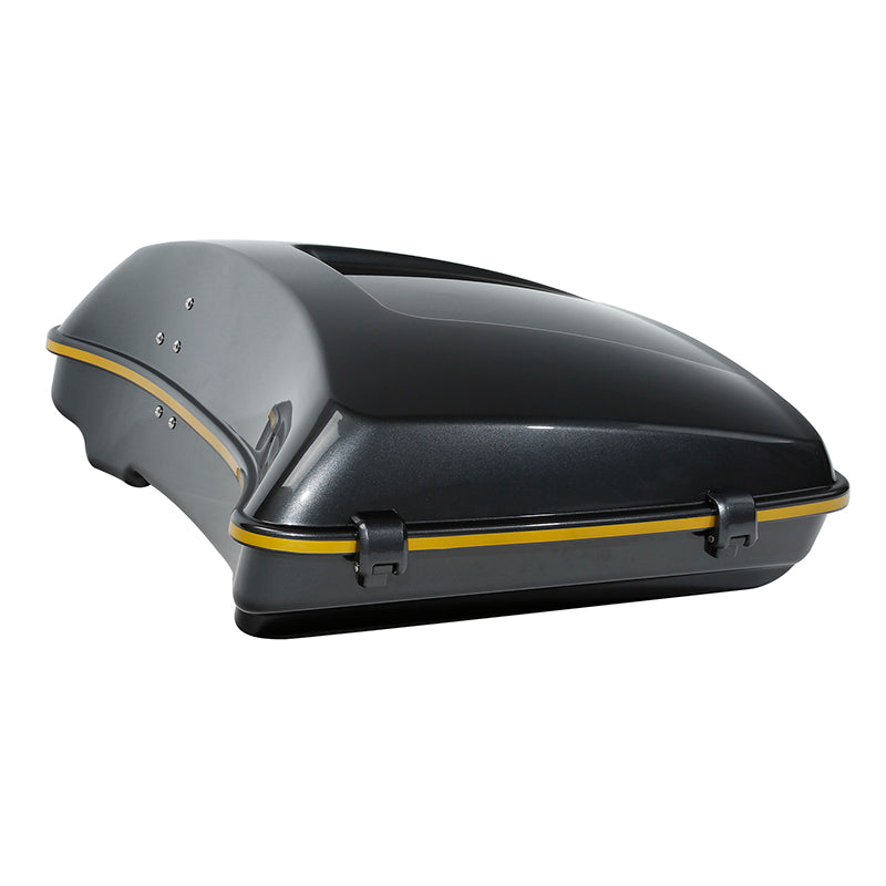 HR3 Gold / Black Geometric 5.5" Razor Style Touring Trunk For 14-24 Touring
