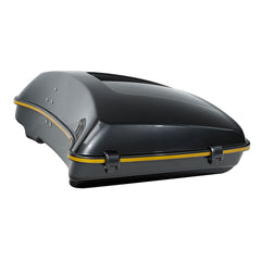 HR3 Gold / Black Geometric 5.5" Razor Style Touring Trunk For 14-24 Touring
