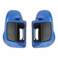 HR3 Electric Blue Vented Lower Fairing Kit For Harley Touring models 2014-2024