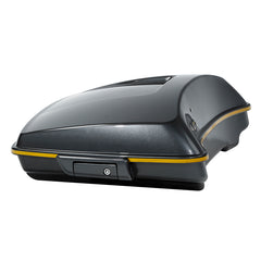 HR3 Gold / Black Geometric 5.5" Razor Style Touring Trunk For 14-24 Touring
