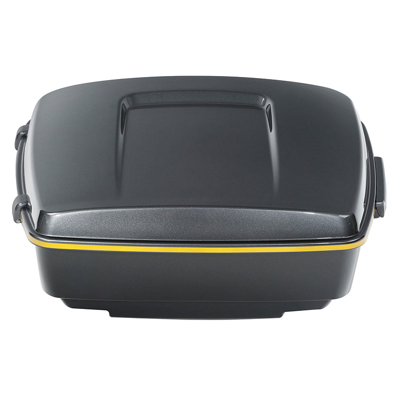 HR3 Gold / Black Geometric Shape Fade 13.7" King Size Touring Trunk Luggage For 14-24 Harley Touring