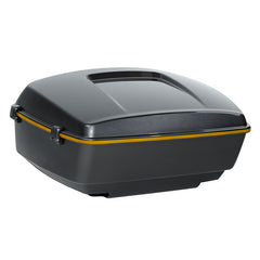 HR3 Gold / Black Geometric Shape Fade 13.7" King Size Touring Trunk Luggage For 14-24 Harley Touring