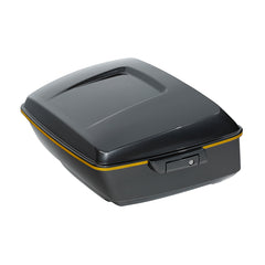 HR3 Gold / Black Geometric Shape Fade 13.7" King Size Touring Trunk Luggage For 14-24 Harley Touring
