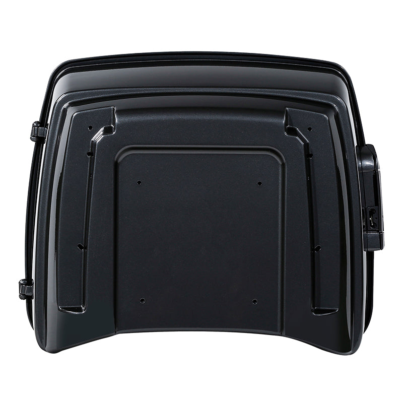 HR3 Gold / Black Geometric Shape Fade 13.7" King Size Touring Trunk Luggage For 14-24 Harley Touring