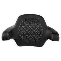 C.C. RIDER King Passenger Backrest King Touring Pack Trunk Backrest For Touring Road Glide Electra Glide Street Glide Road King, 2014-2025