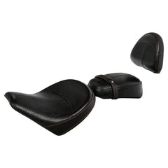 C.C. RIDER Indian Scout 2 Piece 2 Up Seat Driver Passenger Seat With Backrest Reduced Reach Seat For Indian Scout Sixty 100th Aniversary Scout ABS, 2015-2024