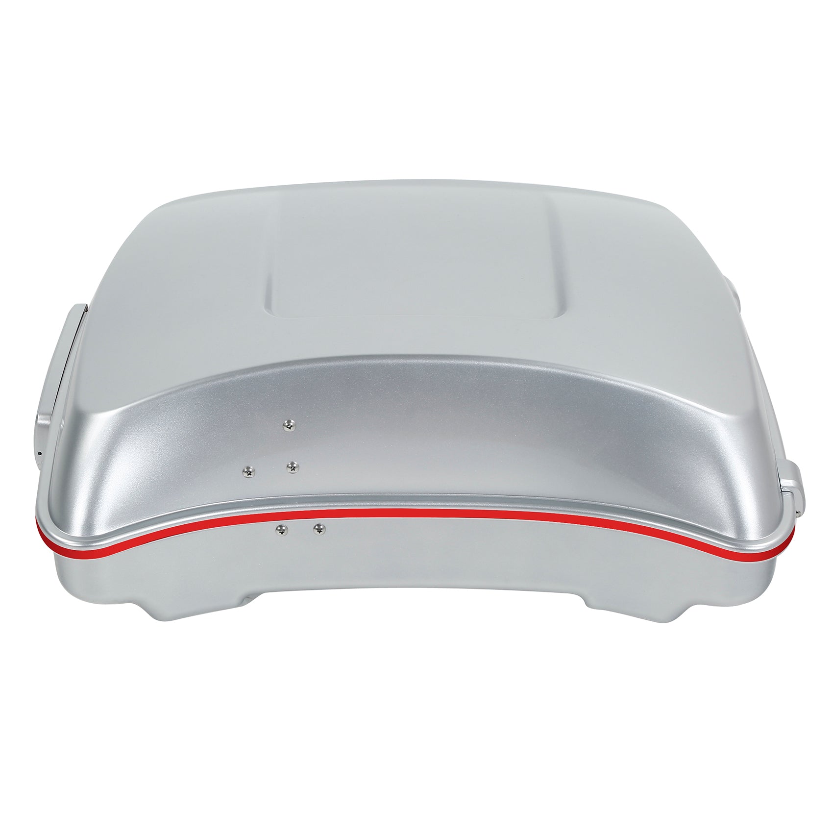 HR3 Patriotic Red White And Blue 5.5" Razor Style Touring Trunk Luggage For 14-24 Harley Touring