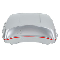 HR3 Patriotic Red White And Blue 5.5" Razor Style Touring Trunk Luggage For 14-24 Harley Touring