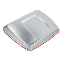 HR3 Patriotic Red White And Blue 5.5" Razor Style Touring Trunk Luggage For 14-24 Harley Touring