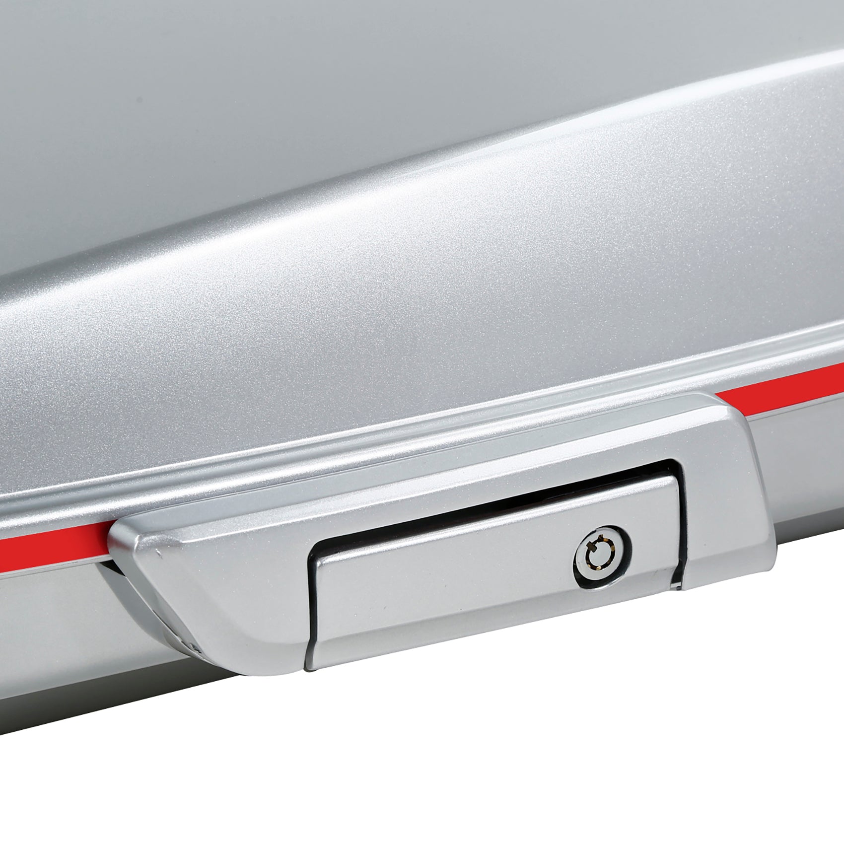 HR3 Patriotic Red White And Blue 5.5" Razor Style Touring Trunk Luggage For 14-24 Harley Touring