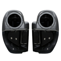 HR3 Gold / Black Geometric Shape Fade Vented Lower Fairing Kit With 6.5" Speaker Pods For Harley Touring models 2014-2024