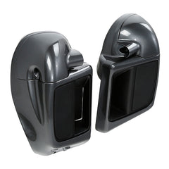 HR3 Gold / Black Geometric Shape Fade Vented Lower Fairing Kit With 6.5" Speaker Pods For Harley Touring models 2014-2024