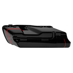HR3 Black Earth & Vivid Black CVO Stretched Saddlebags with Speaker Lids For 14-23 Harley Touring
