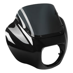 HR3 Vivid Black Headlight Fairing & Windshield Fit For Harley Softail FXBB FXLR 2018-later