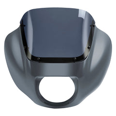 HR3 Gunship Gray Headlight Fairing & Windshield Fit For Harley Softail FXBB FXLR 2018-2022