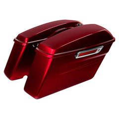 HR3 Velocity Red Sunglo 2016S Hard Saddlebags (Regular) For 14-23 Harley Touring