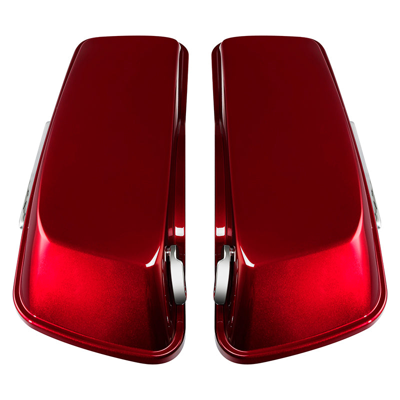 HR3 Velocity Red Sunglo 2016S Hard Saddlebags (Regular) For 14-23 Harley Touring