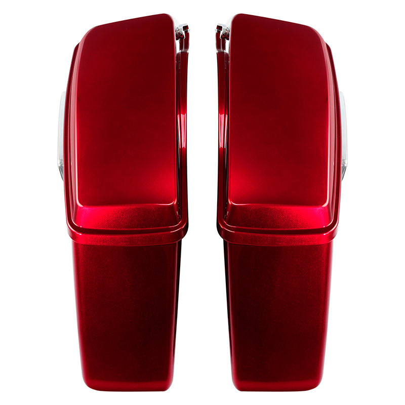 HR3 Velocity Red Sunglo 2016S Hard Saddlebags (Regular) For 14-23 Harley Touring