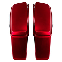 HR3 Velocity Red Sunglo 2016S Hard Saddlebags (Regular) For 14-23 Harley Touring