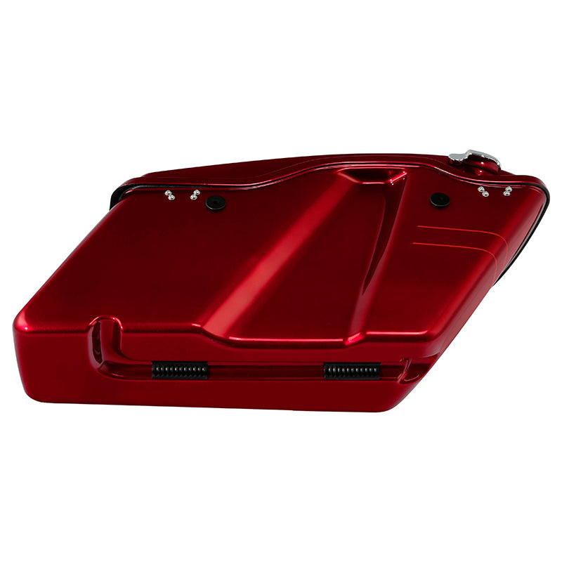 HR3 Velocity Red Sunglo 2016S Hard Saddlebags (Regular) For 14-23 Harley Touring