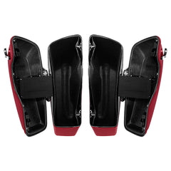 HR3 Velocity Red Sunglo 2016S Hard Saddlebags (Regular) For 14-23 Harley Touring