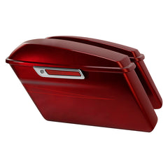 HR3 Velocity Red Sunglo 2016S Hard Saddlebags (Regular) For 14-23 Harley Touring