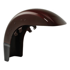 HR3 Black Forest & Wineberry Motorcycle 18" Wide Tire Front Mudguard Fender For Harley Touring Models 2014-2023